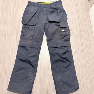 Caterpillar Navy Blue Heavy Duty Canvas cargo contractor trousers 30x30